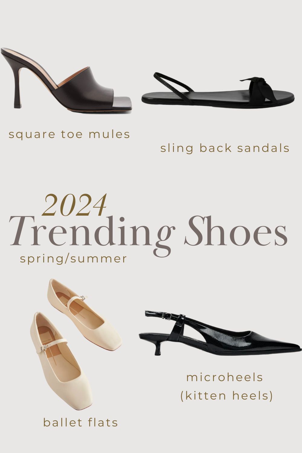 2024 Spring & Summer Shoe Trends What to Expect NODO NADO