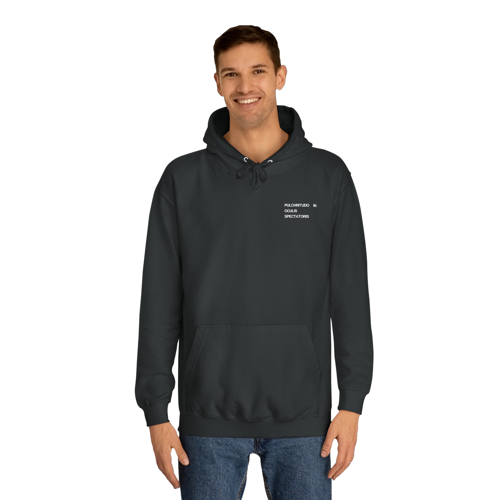 Black everything everywhere unisex graphic hoodie front 