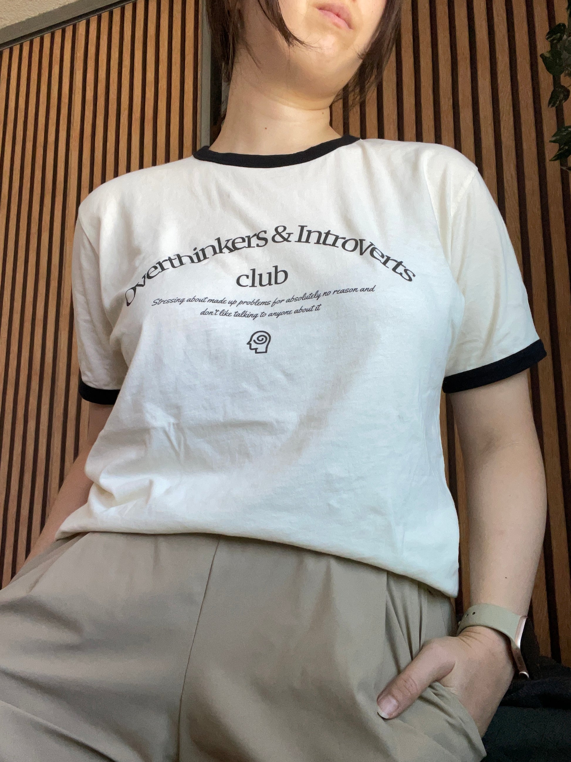 Overthinkers and Introverts Club Ringer Tee