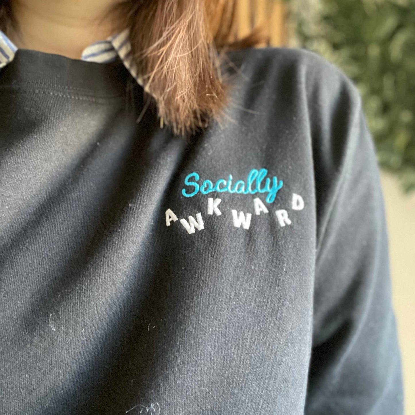 Socially Awkward Unisex Crewneck Sweatshirt