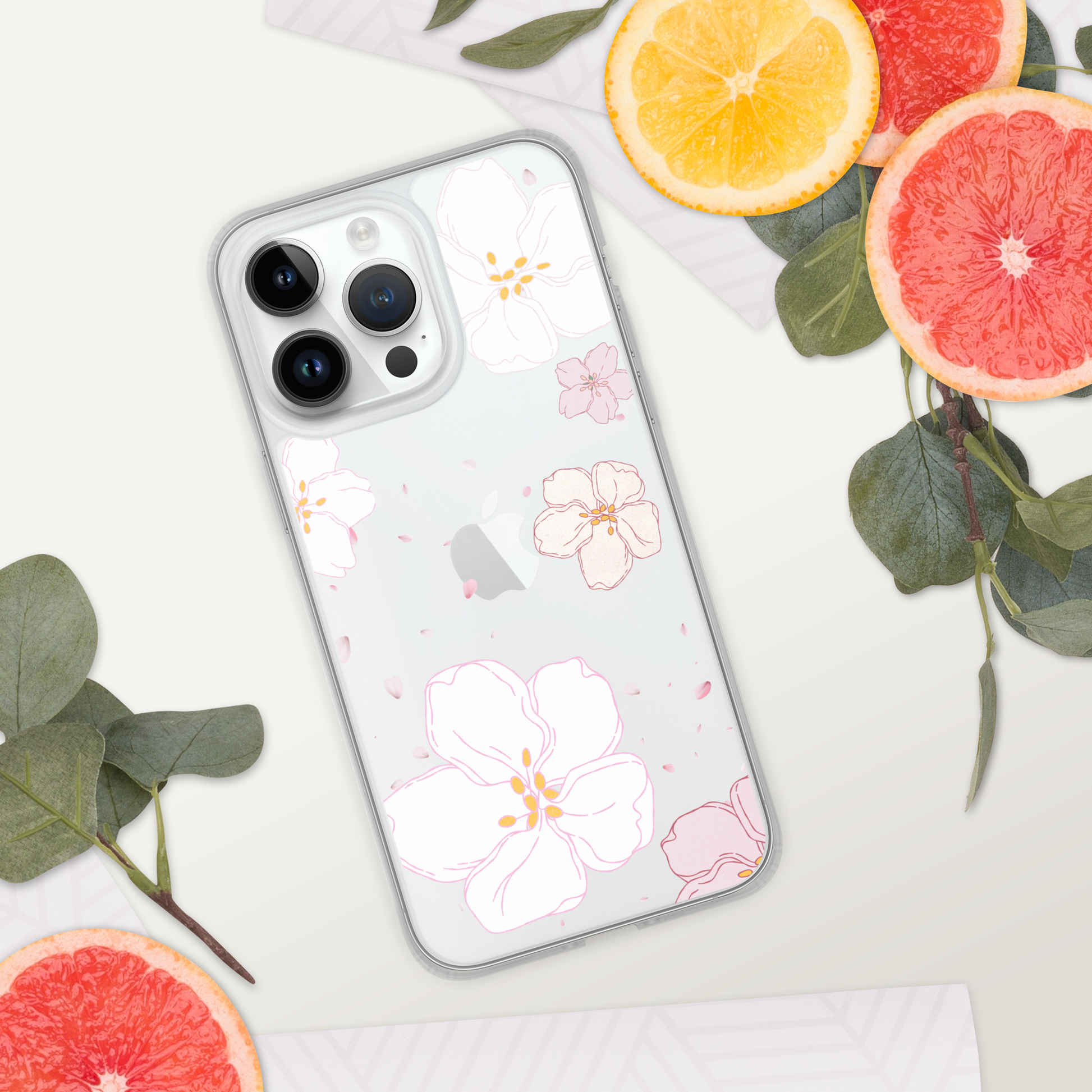 Dreamy Cherry Blossom Clear Case iPhone