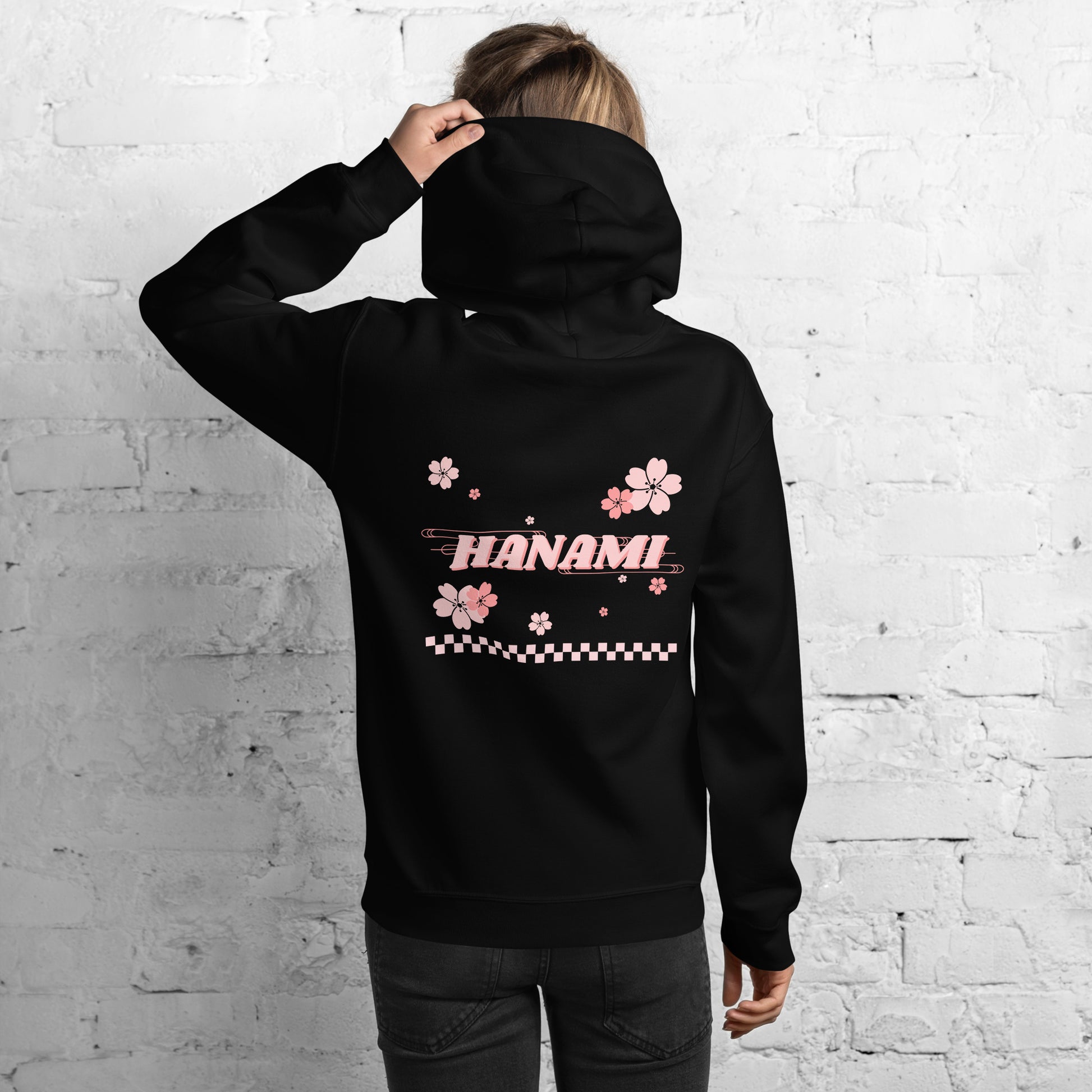 Back of Cherry Blossom Breeze Hoodie